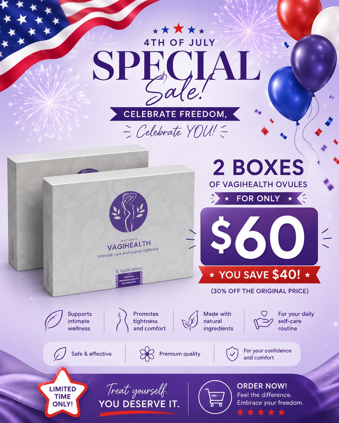 2 cajas de ovulos de 6 aplicaciones