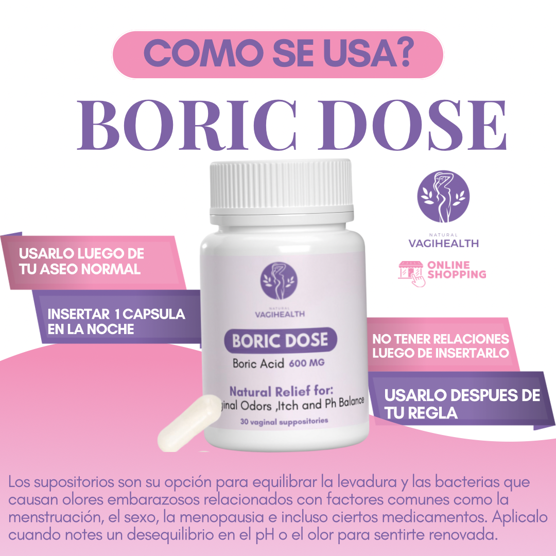 Boric dose by Vagihealth